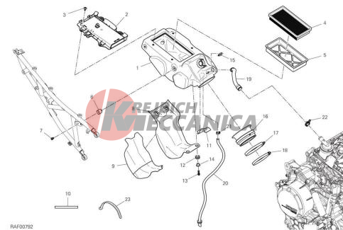 AIR INTAKE - OIL BREATHER