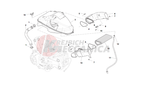 Air intake - oil breather
