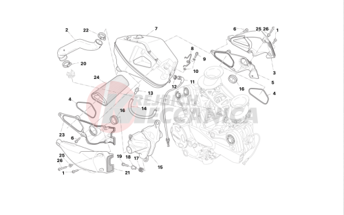 Air intake - oil breather