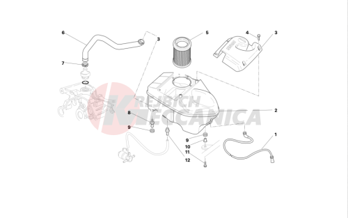 Air intake - oil breather