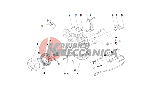 Alternator-side crankcase cover