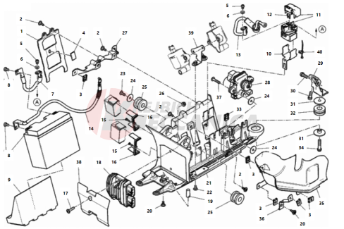 BATTERY HOLDER