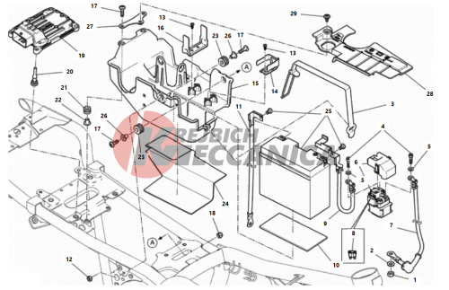 BATTERY HOLDER