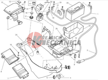 BATTERY HOLDER