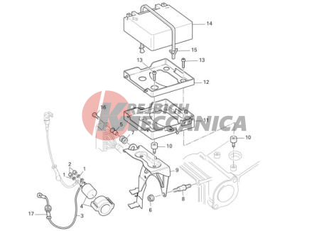 Battery support