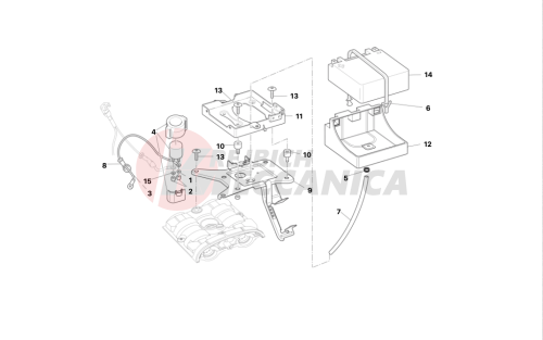 Battery support