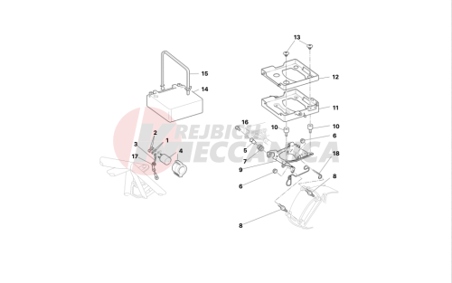 Battery support