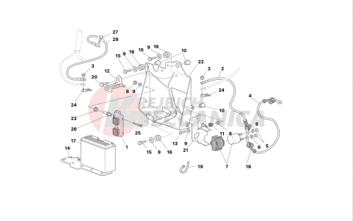 Battery support