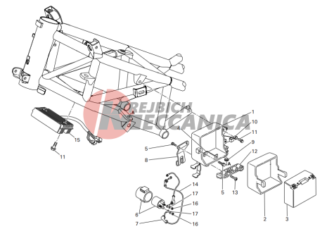 Battery support
