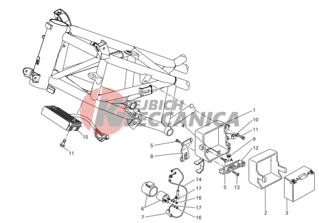 Battery support