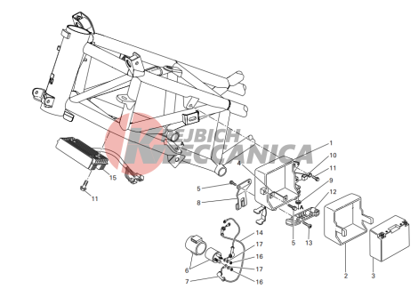 Battery support