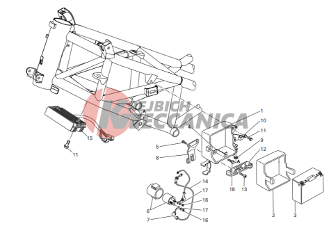Battery support