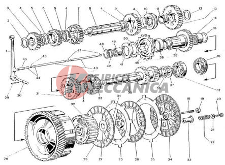 CLUTCH A TRANSMISSION