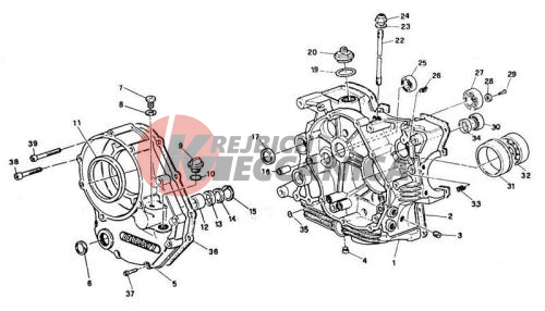 CLUTCH COVER A RIGHT CRANKCASE