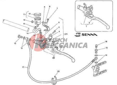 CLUTCH MASTER CYLINDER SENNA