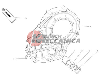 Clutch-side crankcase cover 2