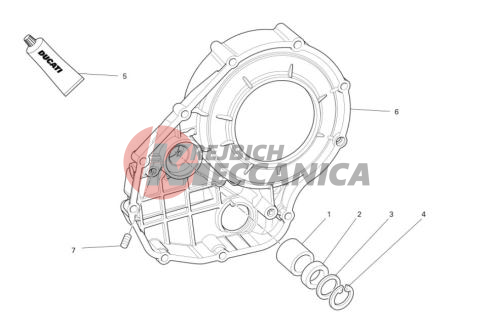 Clutch-side crankcase cover 2