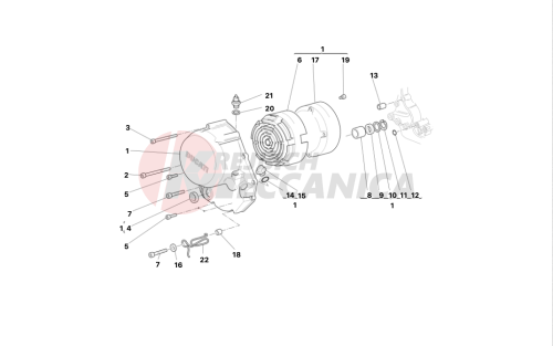 CLUTCH-SIDE CRANKCASE COVER