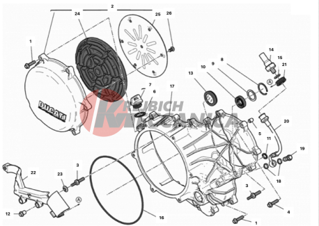 CLUTCH - SIDE CRANKCASE COVER 1