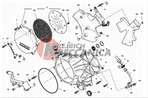 CLUTCH - SIDE CRANKCASE COVER 2