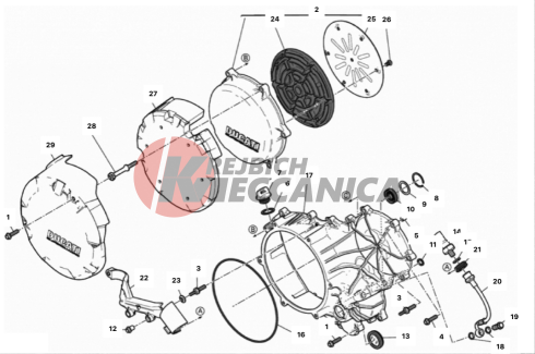 CLUTCH - SIDE CRANKCASE COVER 3
