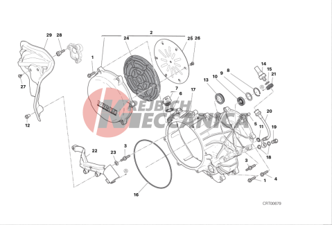 CLUTCH - SIDE CRANKCASE COVER