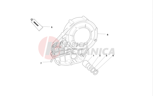 CLUTCH-SIDE CRANKCASE COVER 2