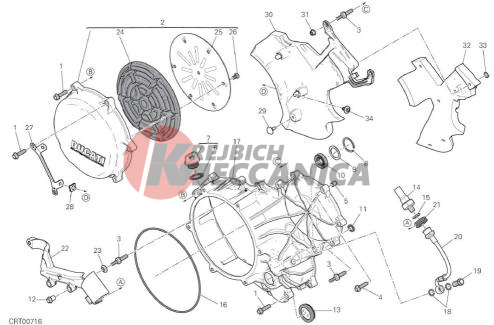 CLUTCH - SIDE CRANKCASE COVER