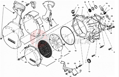 CLUTCH-SIDE CRANKCASE COVER (JAP)