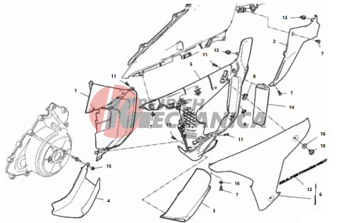 COVER , FRAME LH