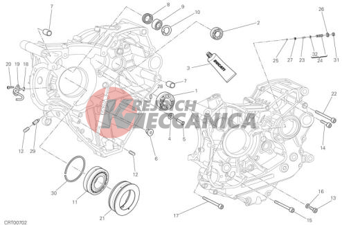 CRANKCASE BEARINGS