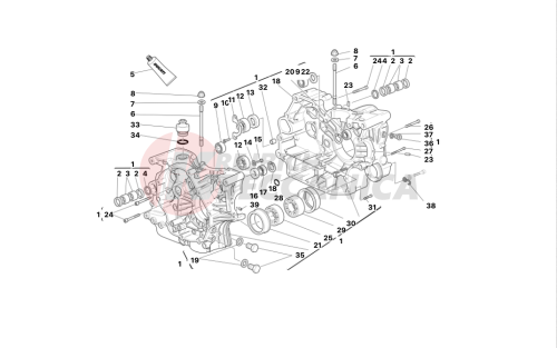 CRANKCASE HALVES