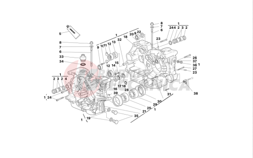 CRANKCASE HALVES