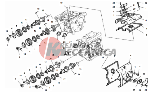 CYLINDER HEAD : TIMING SYSTEM