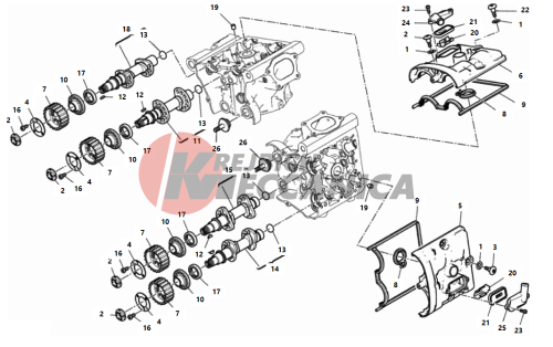 CYLINDER HEAD : TIMING SYSTEM