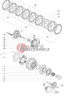 Clutch Assembly Brutale 675 My16-