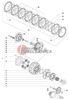 Clutch Assembly F3 675 (MY12-13)