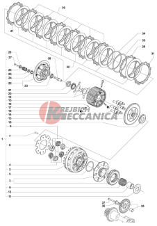Clutch Assembly F3 800 AGO (MY14)