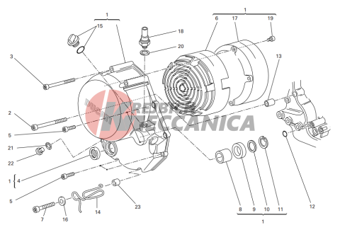 Clutch-side crankcase cover