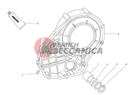 Clutch-side crankcase cover 2