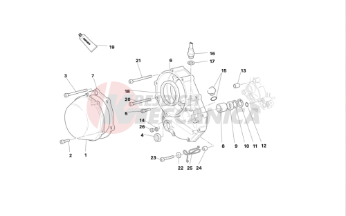 Clutch-side crankcase cover