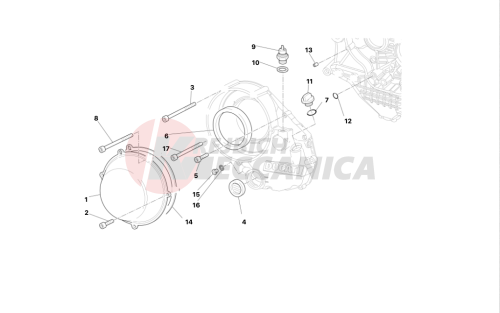 Clutch-side crankcase cover