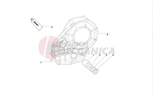 Clutch-side crankcase cover 2