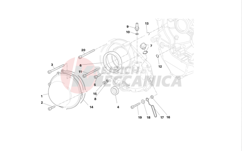 Clutch-side crankcase cover