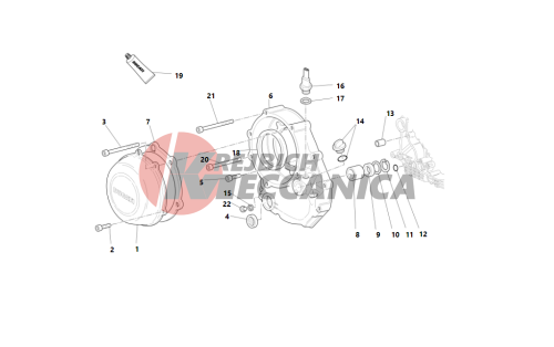 Clutch-side crankcase cover