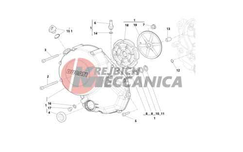 Clutch-side crankcase cover