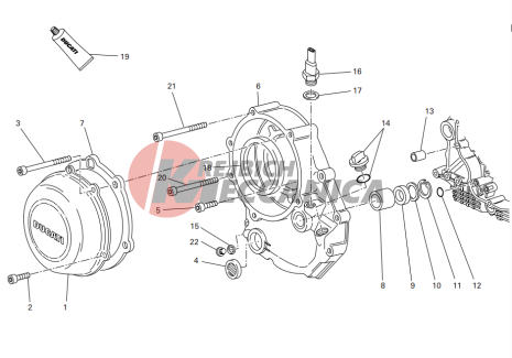 Clutch-side crankcase cover