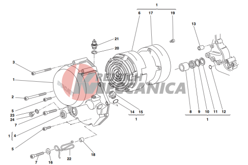 Clutch-side crankcase cover