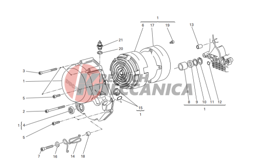 Clutch-side crankcase cover