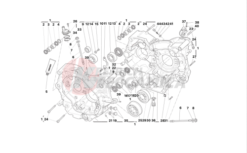 Crankcase halves